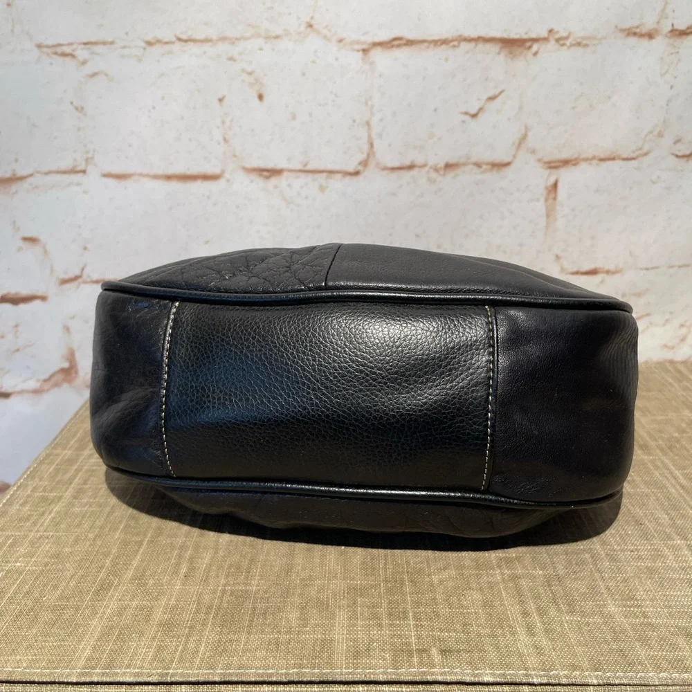 The Sak Black Leather Hobo Shoulder Bag